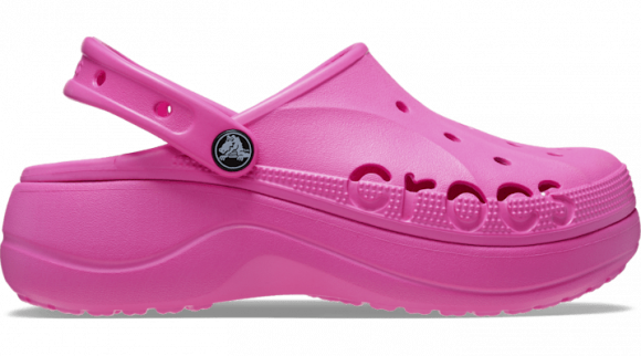 Crocs | Women | Baya Platform | Clogs | Electric Pink | - 208186-6QQ
