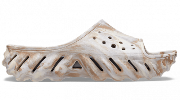 Crocs Echo Marbled Slides Unisex Bone / Multi - 208467-2Y3