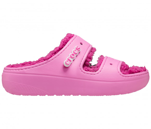 Crocs Classic Cozzzy Sandal Saweetie Taffy Pink (W) - 208669-6SW/207446-6SW