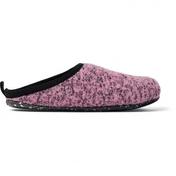 CAMPER Wabi - Flat shoes for Women - Pink,Black, Cotton fabric - 20889