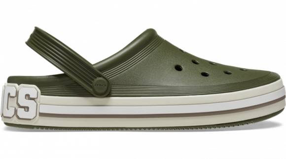 Crocs | Unisex | Off Court Logo | Clogs | Army Green | - 209651-309