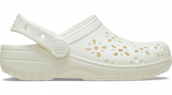 Crocs  Clogs (Shoes) Classic Floral Cut Out Clog K  (girls) - 210943-0WV