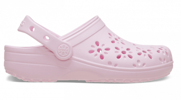 Crocs  Clogs (Shoes) Classic Floral Cut Out Clog K  (girls) - 210943-6ZW