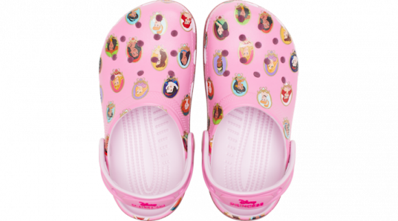 Girls Grade-School Disney Princesses Classic Clog Pink Sandals 11 Pink - 211193-90H