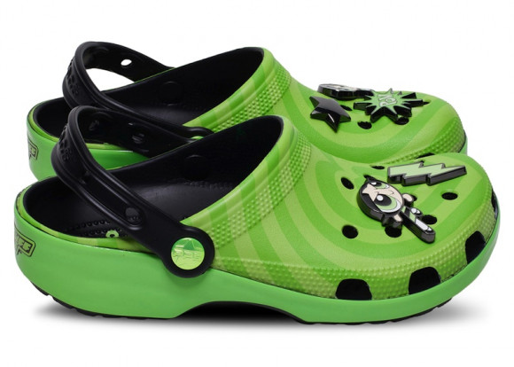 Crocs Wmns Classic Clog 'The Powerpuff Girls - Buttercup' | Green | Women's Size 6 - 211510-90H