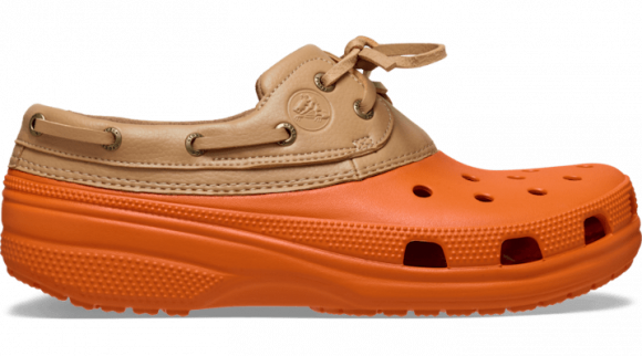 Crocs Classic Boat Shoe 'Koi Fish' | Orange | Men's Size 7 - 212022-86B