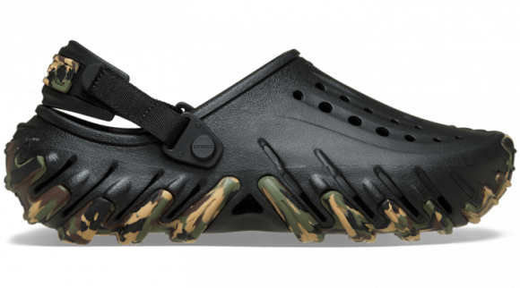 Crocs | Unisex | Echo Camo RO | Clogs | Black / Multi | - 212095-0C4