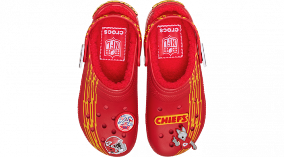 Crocs NFL x Classic Lined Clog 'Kansas City Chiefs' | Red | Men's Size 8 - 212442-90H