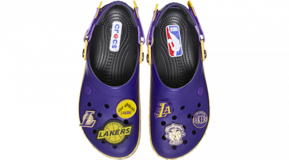 Crocs NBA Los Angeles Lakers Crocband™ Klompen Unisex Multi - 212800-90H