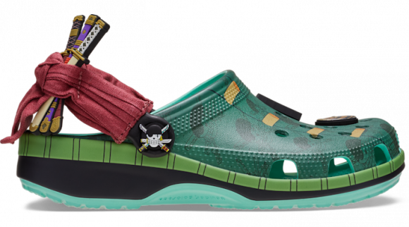 One Piece x Crocs Clog 'Roronoa Zoro' | Green | Men's Size 8 - 212953-90H