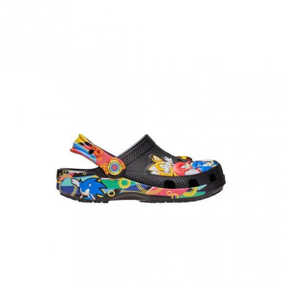 SEGA Sonic The Hedgehog x Crocs Classic Clog TD 'Black Multi Color' | Infant Size 7 - 212971-90H