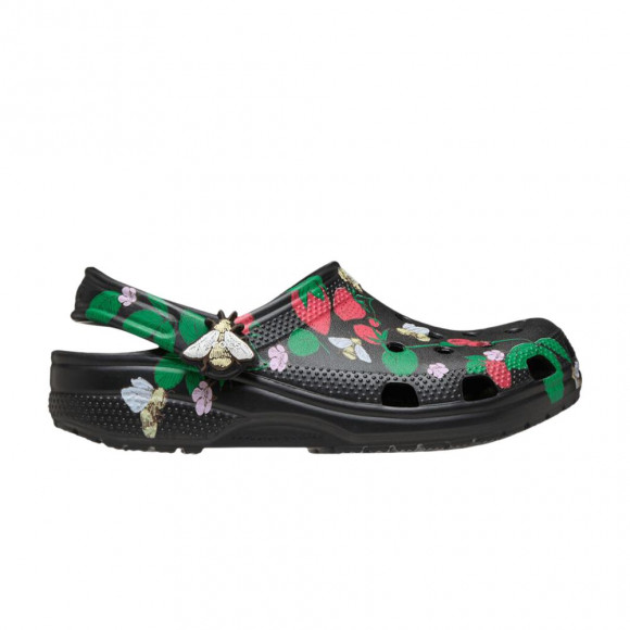 Crocs Classic Clog 'Berries & Bees' | Black | Men's Size 6 - 213127-001