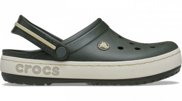 Crocs | Unisex | Crocband Heritage | Clogs | Field Green | - 213224-3CM