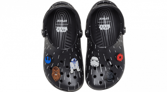Star Wars x Crocs Classic Clog GS 'Hyperspace' | Black | Kid's Size 13 - 213469-90H