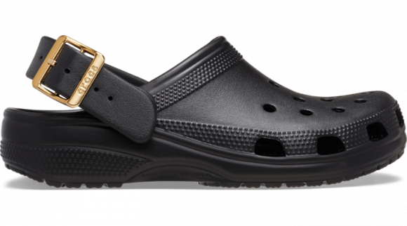 Crocs  Clogs (Shoes) Classic Metallic Buckle Clog  (women) - 213543-001