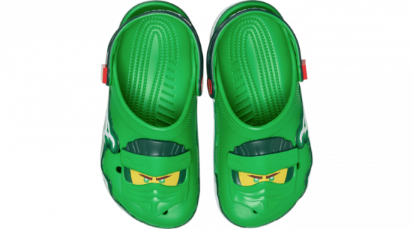 Lego x Crocs Classic Clog Big Kid 'Ninjago' | Green | Kid's Size 3 - 213552-90H
