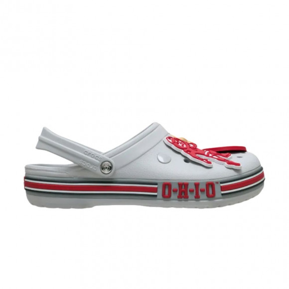NCAA x Crocs Classic CrocBand Clog 'Ohio State' | White | Men's Size 9 - 213566-90H