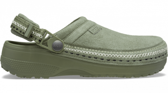 Crocs | Unisex | Crafted Vegan Suede Stitch | Clogs | Cargo | - 214048-3BX