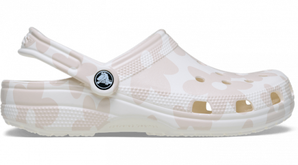 Crocs unisex Classic Pop Petals Clogs Chalk/Multi - 214090-0PZ