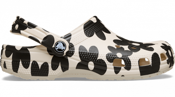 Crocs unisex Classic Pop Petals Clogs Summit White/Multi - 214090-2MT