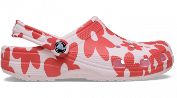 Crocs unisex Classic Pop Petals Clogs Bubble Ice/Multi - 214090-7EQ