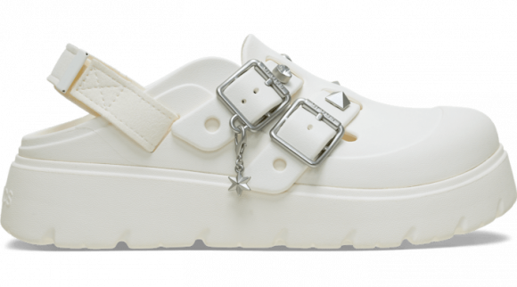 Crocs | Women | Loaferette Star Studded | Clogs | Chalk | - 214212-0WV