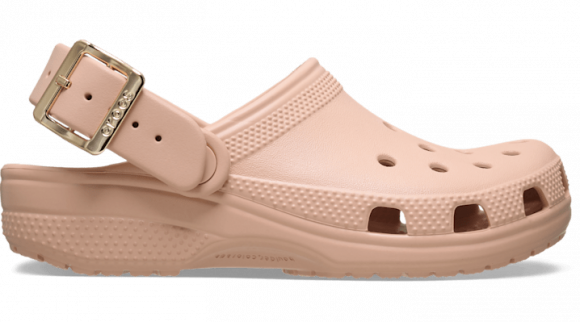 Crocs  Clogs (Shoes) Classic Metallic Buckle Clog K  (girls) - 214228-684