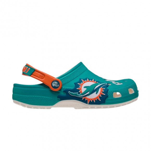 NFL x Crocs Classic Clog Big Kid 'Miami Dolphins' | Green | Kid's Size 3 - 214457-90H