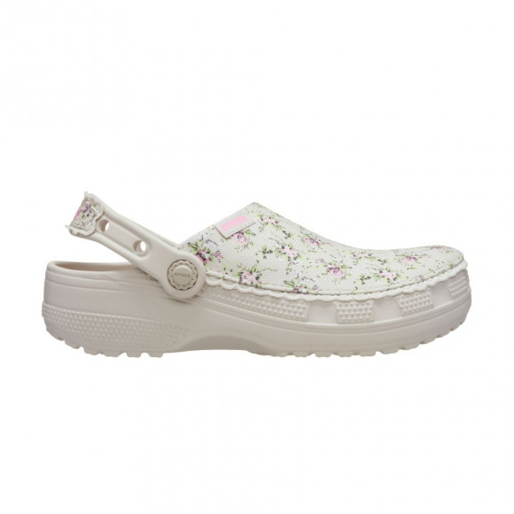 Crocs Classic Crafted Clog Ditsy Floral 'Cocoa Crème' | Cream | Men's Size 6 - 214520-2PL