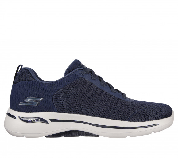 Skechers Men's GO WALK Arch Fit - Classic Slip-On Shoes in Navy Blue ...