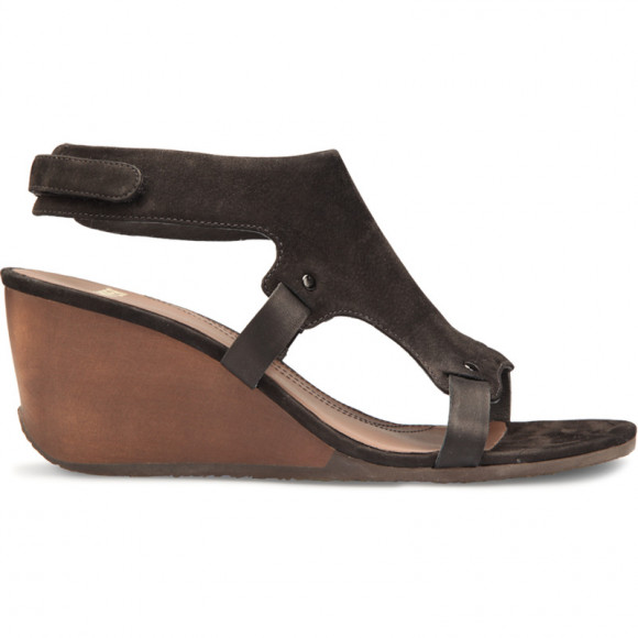 CAMPER Laura - Sandals for Women - Black, Smooth leather - 21626
