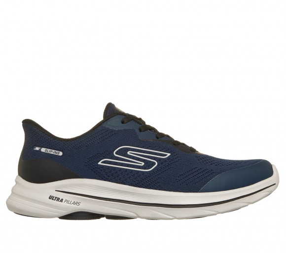 Skechers Men's Slip-ins: GO Walk 8 - Ozzie Sneaker in Navy Blue/Black - 216798