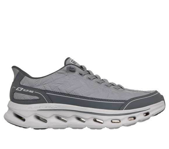 Skechers Men's Slip-ins: GO WALK Glide-Step 2.0 - Cosy Fit Walker Sneaker in Gray - 217035