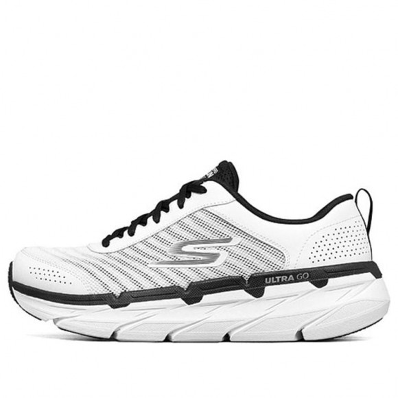 Skechers Womens WMNS Max Cushioning Premier Low-Top Running Shoes White/Black Training Shoes 220078-WBK - 220078-WBK