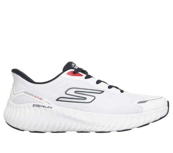 Skechers Slip-ins: GO RUN Now - Regent Sneaker CM Wit/Marine, Maat 39.5, Vegan, Mag in de wasmachine - 220392