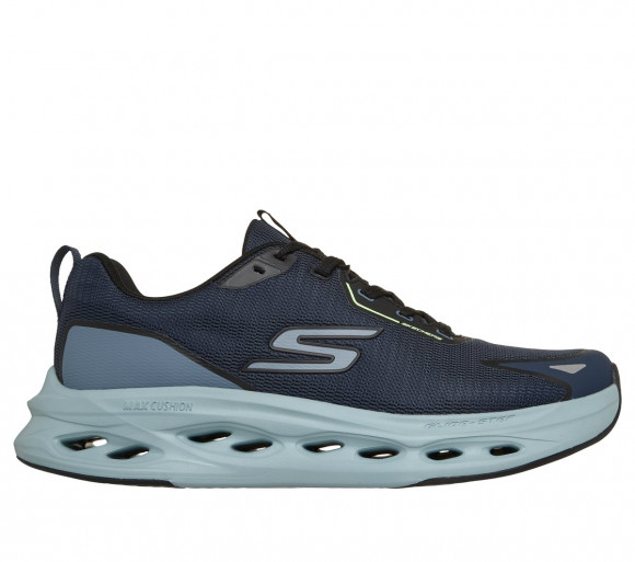 Skechers Men's Max Cushioning Glide-Step - Tukker Sneaker in Navy Blue/Blue - 220417