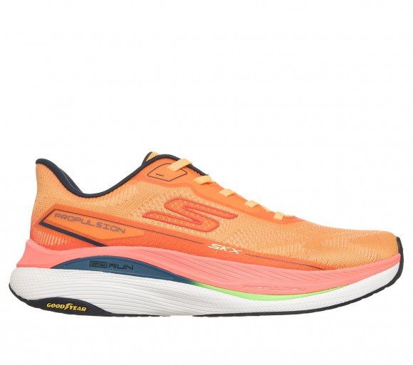 Skechers Max Cushioning Propulsion - Pure Pace Sneaker CM Oranje, Maat 39.5, Vegan, Mag in de wasmachine - 220516