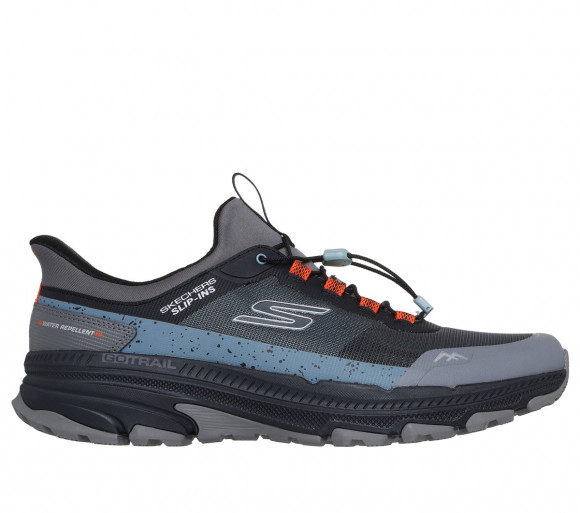 Skechers Men's Slip-ins: GO RUN Trail Altitude 2.0 - Kirwin Hill Sneaker in Charcoal/Black - 220763