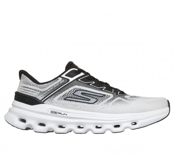 Skechers Men's Slip-ins: GO RUN Glide-Step Arch Fit Sneaker in White/Black - 221120