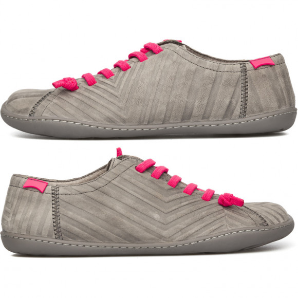 CAMPER Twins - Casual for Women - Grey, Smooth leather - 22592