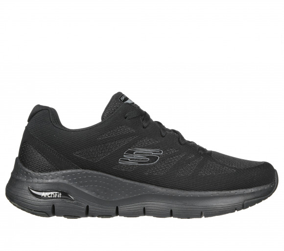 Skechers Men's Arch Fit Charge Back Sneaker in Black, Size 12