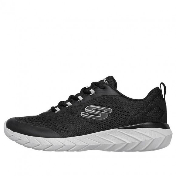 Skechers Womens WMNS Overhaul 2.0 Low-Top Running Shoes Black/White Marathon Running Shoes 232288-BLK - 232288-BLK