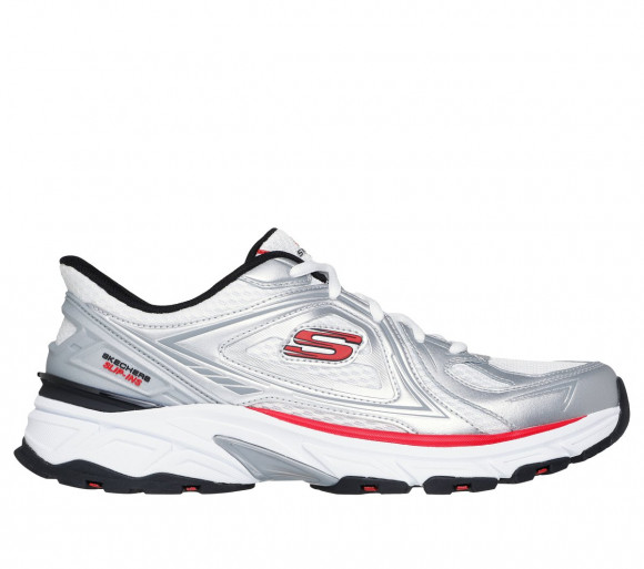 Skechers Men's Slip-ins: Stamina Sport - Kordae Sneaker in White/Silver - 233156