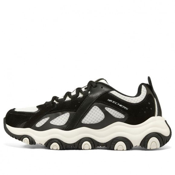 Skechers BLACK/WHITE Chunky Shoes 237482-BKW
