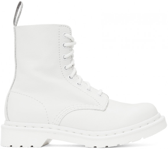 Dr. Martens White 1460 Pascal Boots - 24480100