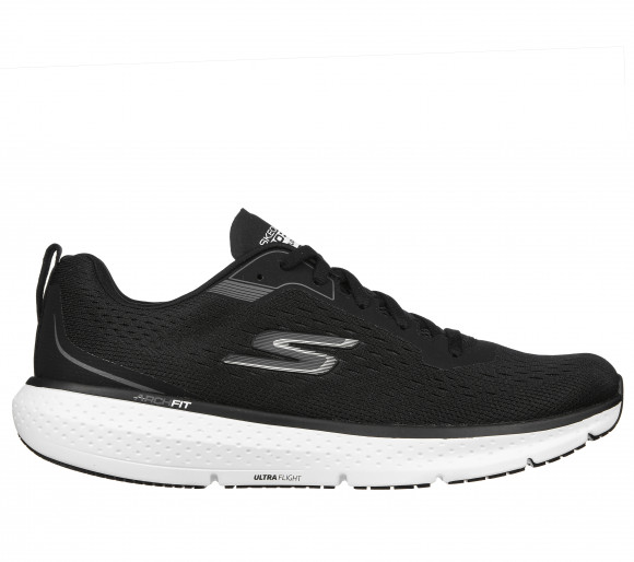 Skechers Men's GO RUN Pure 3 Sneaker in Black/White - 246034