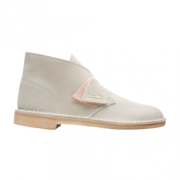Clarks Desert Boot 'Off White Suede' | Cream | Men's Size 7.5 - 261-65799