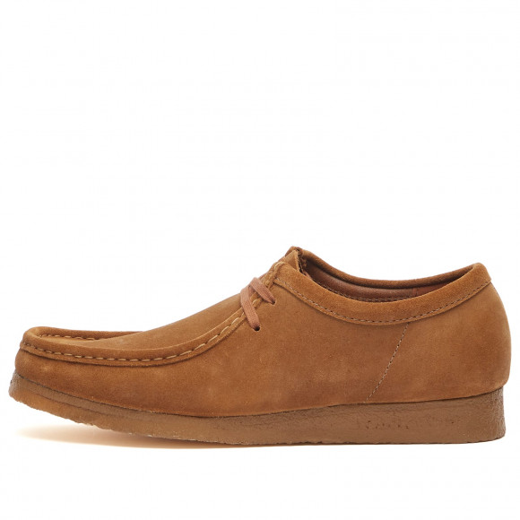 Clarks Originals Men's Wallabee in Cola Suede - 26155518-BRN