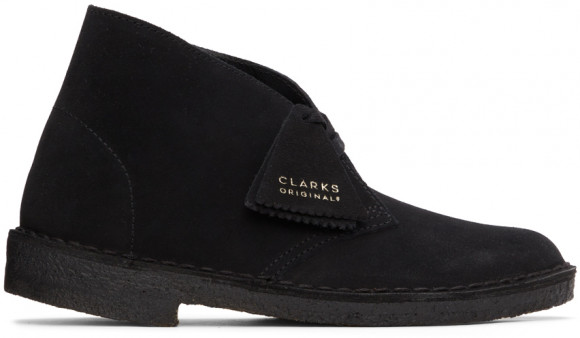 Женские полуботинки Clarks Originals Desert Boot 26155524, черный - 26155524