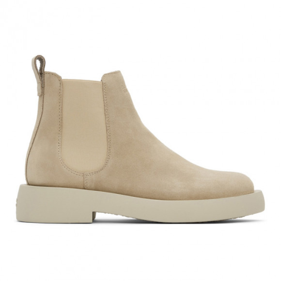 Clarks Originals Beige Suede Mileno Chelsea Boots
